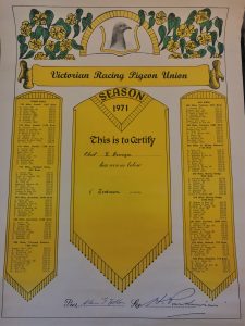 Joe Farragia 1971 Tintinara Winner