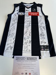 Collingwood 2023 AFL Premership Signed Jumper